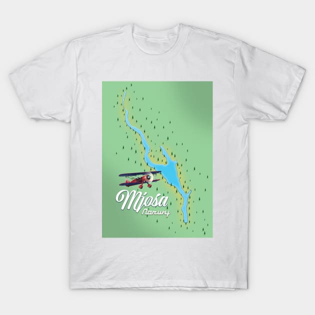 Mjøsa Norway T-Shirt by nickemporium1